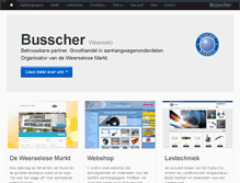 Tablet Screenshot of busscher.nl